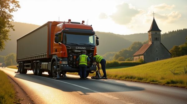 Assistance rapide pour dépannage poids lourd à Montargis
